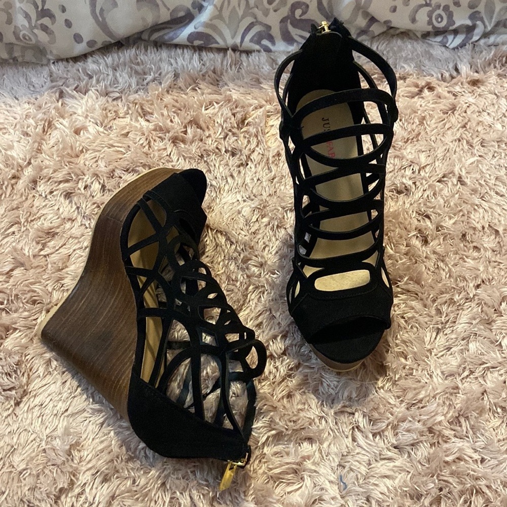 NEW Caged Cutout Wedges